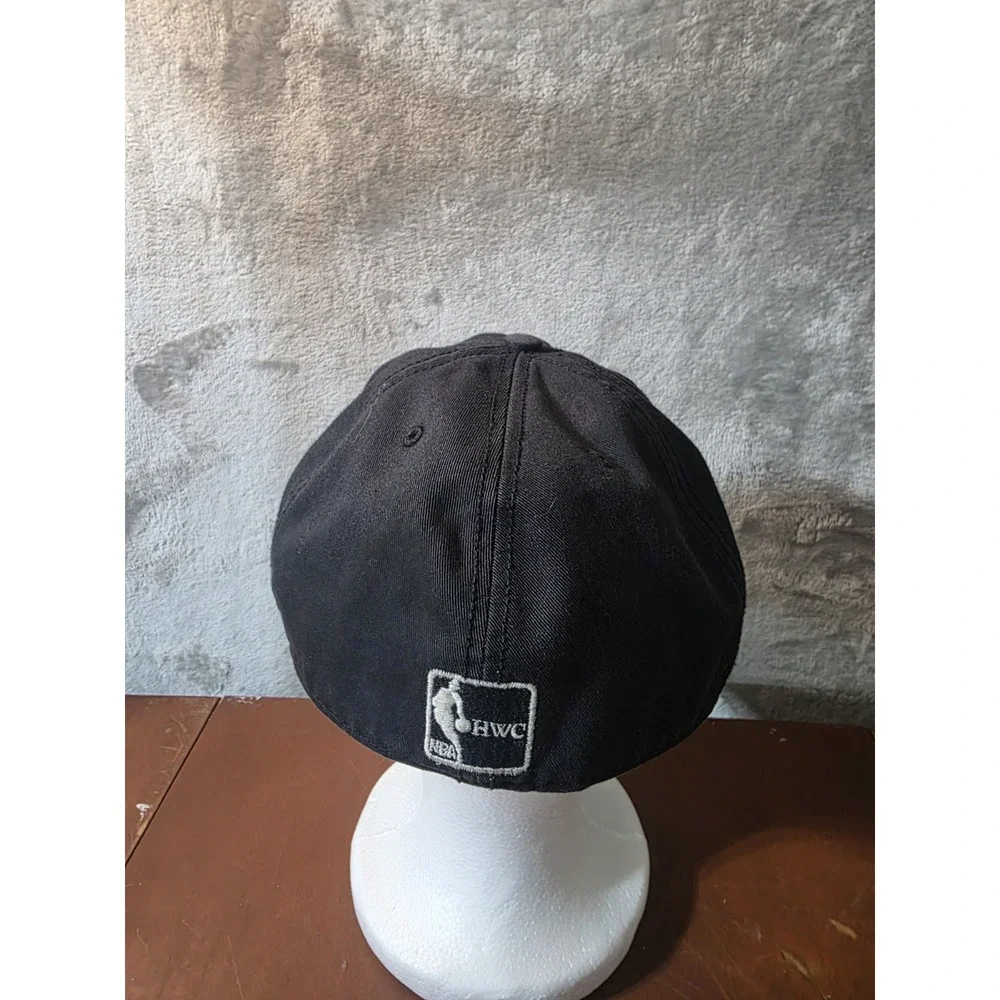 Los Angeles Lakers Mens Fitted Hat Size XL Black Hard Wood Classics NBA 47
